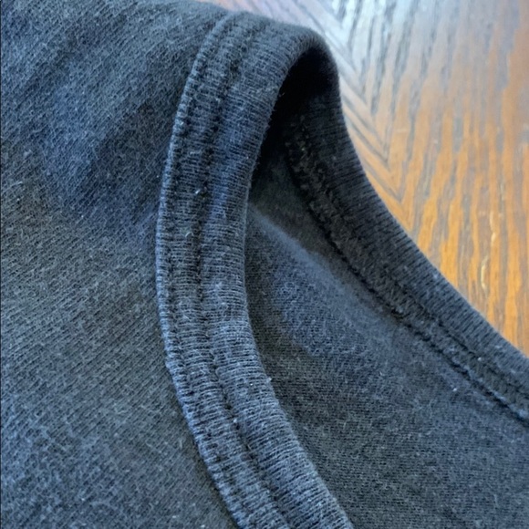 Vintage Champion Heavy Weight Reverse Weave Short Sleeve Black T-Shirt 2XL XXL - Picture 8 of 8